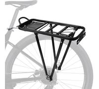 Porte-Bagages Arrière De Vélo, Porte-Bagages De Vtt En Alliage D'aluminium Noir, Installation Rapide, Pour Vélos De 24 À 28 Pouces, Capacité 35 Kg