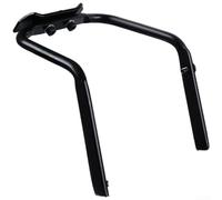 Porte-bagages arrière de vélo robuste double face avec construction en aluminium pour bouteilles d'eau et sac de selle avec contrôle des vibrations