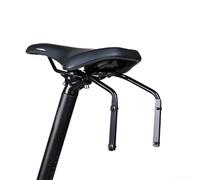 Porte-bagages arrière en alliage d'aluminium pour stabilisateur de sac de selle et double support pour porte-bouteille d'eau - Design anti-secousses, finition résistante, 12 x 14