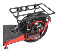 Porte-Bagages Arrière en Métal pour Robuste pour Scooter Porte-Bagages | Acier pour robuste, finition noire , pour rÃ©sistance aux chocs, durabilitÃ© accrue, mÃ©tal solide