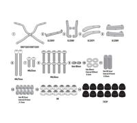 Givi Benelli Leoncino 125 2022-2023 Top Case Rear Fitting Argenté