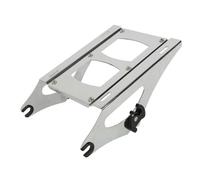 Porte-Bagages Arrière Kit Matériel D'accueil Porte-bagages Moto Deux Paquets Pour Tour Pour Pak Pour Touring Pour Route Pour King Pour Route Pour Glide Pour Street 14-2022(Chrome Rack)