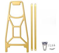 Porte-bagages arrière léger en aluminium pour vélos pliants, convient pour Brompton Pline Cline CNC fabriqué avec précision (doré)