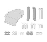 Kappa Moto Kymco Xtown 125-300 Monolock Kr6115 Top Case Rear Fitting Argenté