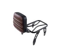Porte-Bagages Arrière Moto pour Indian pour Scout pour Rogue pour Sixty pour Bobber pour Twenty ABS 18-2023 Siège Solo Pilote Porte-Bagages Dossier Conducteur Sissy Bar(Brown TypeA Backrest)