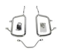 Porte-Bagages Arrière Moto Support De Boîte Latérale en Acier Inoxydable pour Moto sans Cache-Pot D'échappement pour KOVE 500X pour KOVE 525 Cadre Latéral Fixe Bagages Support(Stainless Steel)