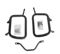 Porte-Bagages Arrière Moto Support De Boîte Latérale en Acier Inoxydable pour Moto sans Cache-Pot D'échappement pour KOVE 500X pour KOVE 525 Cadre Latéral Fixe Bagages Support(Carbon Black Iron)