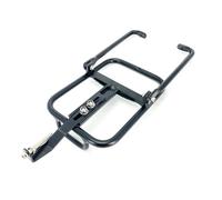 Porte-Bagages Arrière Porte-Bagages Avant Pliable en Alliage D'aluminium pour Vélo pour Dahon BYA412 K3, 14 Pouces Porte Bagage Moto(Le Noir)