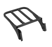 Porte-Bagages Arrière pour Moto, Qiilu Dossier Sissy Bar, Porte-Bagages de Dossier de Sissy Bar de Moto en Acier Porte-Bagages arrière Noir adapté pour XL/FLST/FLSTC/FLSTSC