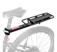 Porte-bagages arrière pour vélo de montagne, résistant à la rouille, à dégagement rapide, support de bagages en métal haute résistance pour sacs à main, valises, paniers d'épicerie, sac à dos de