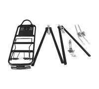 Porte-Bagages arrière pour vélo, en Alliage d’Aluminium, capacité de Charge de 70 kg, Porte-Bagages de Voyage avec Adaptateur en U, Compatible avec Les VTT, Les vélos de Route et