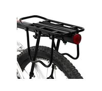 Porte-bagages Arrière pour Vélo en Aluminium Charge Maximale 50kg Noir