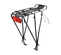 Porte-Bagages Arrière pour Vélo - Support De Vélo pour Tige De Selle en D'aluminium avec Rail Latéral | Arrière pour Freins À Disque De VéLlo De Montagne, Porte-Bagages De Po