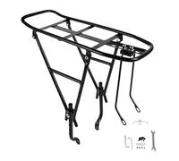 Porte-bagages arrière pour vélos, porte-races renforcé élargi | Accessoires de transport Sacs réglables en hauteur pour les amateurs de vélos et de banlieue