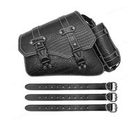 Porte-Bagages Arrière Sacoche Selle Universelle Luxe pour Moto avec Boucle en Plastique Noire Et Motif Crocodile pour Ranger Les Outils Les Bagages Côté Gauche/Droit Porte Bagage Moto(A)