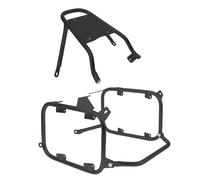 Porte-Bagages arrière Support De Coffre À Bagages pour Moto, en Acier Inoxydable, pour NC750X NC750S 2017-2020(Noir,One Set)