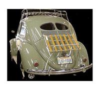 Porte bagages arrière Vintage Métal & Bois pour Volkswagen Coccinelle Berline ->67