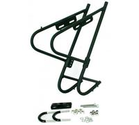 Porte-bagages avant de vélo - Massload - Lowrider CL879F - Aluminium - Noir - Charge maximale 9 kg