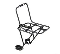 Porte-bagages avant en alliage d'aluminium pour VTT et scooter avec cadre triangulaire stable et support de sac suspendu