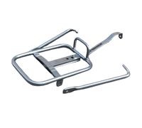 Porte-Bagages Avant et arrière for vélo Pliant, Compatible avec Les Freins V-Brake 412 K3, étagère réglable en Alliage d'aluminium.(Rear Black)