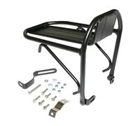 P2R Porte-bagage vélo avant p2r alu Noir réglable 26" à 29" fixation sur tasseaux de frein