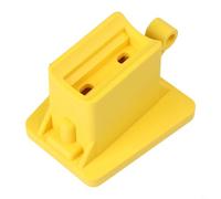 Porte-bagages avant pliable pour vélo - Adaptateur de support de cadre de fourche compatible avec le guidon de vélo Brompton - Support léger en fibre de verre PA66 (jaune)