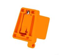 Porte-bagages avant pliable pour vélo - Adaptateur de support de cadre de fourche compatible avec le guidon de vélo Brompton - Support léger en fibre de verre PA66 (orange)