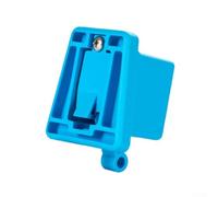 Porte-bagages avant pliable pour vélo - Adaptateur de support de cadre de fourche compatible avec le guidon de vélo Brompton - Support léger en fibre de verre PA66 (bleu)