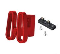 Porte-bagages avant pliable pour vélo Brompton et pour modèles DAHON - Design compact léger et installation sécurisée à vis (rouge)