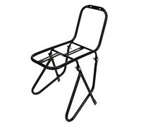 Porte-Bagages Avant pour Vélo, capacité de 15 Kg en Acier pour Vélo de Montagne, Porte-Bagages Triangulaire avec Déflecteur surélevé pour Bagages, Porte-Pique-Nique