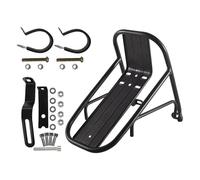Porte-Bagages Avant Vélo, étagère à Bagages Panier de Vélo Installable, Support de Cargo Porte-Sacoches équipement de Cyclisme Fixation Renforcée, pour VTT, Vélos de Route, Alliage en Aluminium