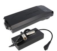 Porte-bagages Batterie Power Pack vélo électrique lite avec chargeur exactement adapté au système d'entraînement Bosch Active et Performance 10 Ah 360 Wh seulement 2 kg