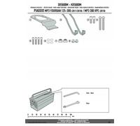 PORTE-BAGAGES CENTRAL PIAGGIO MP3 YOURBAN 125/300, HPE 300 '11-'21 (SA