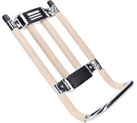 Porte-bagages chromé, beige pour Simson KR51/1, KR51/2, SR4-2, SR4-3, SR4-4, Schwalbe, Star, Habicht, Sperber