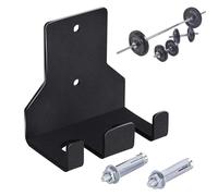 Porte-bagages,Crochet En Métal À Économie D'espace - Support Mural Vertical pour Balanciers | Organisation Espaces Gym Maison Cave Équipement De Fitness Entraînement