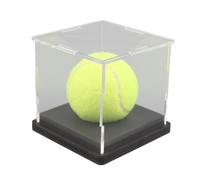 Porte-bagages de Baseball | Porte-bagages de jeu, anti-poussière transparent Softball et tennis de collection pour la maison de bureau papa passionnés de poussière, préservant l'état du porte-baseball
