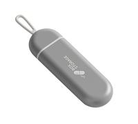 Porte-bagages de poche | Bouteille de médicament portable en ABS avec cordon | Porte-bagages étanche à 3 compartiments, porte-bagages et pour ranger sac, voyage en camping, gris, riferimento alla