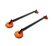 Porte-Bagages De Toit Universel 2 Pièces 36.22 Pouces Barres De Toit en Acier Tube Soutien D'Aspiration Type C pour Voiture Véhicule Transport Extérieur Accessoires