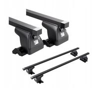 Porte-bagages de toit universel - AMOS - Renault Master Bus 1998-2003 - 2 barres - Acier avec protection plastique