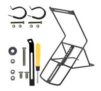 Porte-Bagages de vélo - Porte-Bagages arrière de vélo - Support de Roue antidérapant Multi-usages | Plateforme arrière de vélo - Support d'équipement de vélo Inoxydable - Porte-Bagages pour Sacs