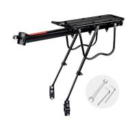 Porte-Bagages De Vélo Porte-Bagages de vélo, étagère arrière de Chargement, Support de Sac de vélo, Support de Coffre adapté aux VTT 20-29'' et aux vélos Fat Bike 4.0''(Quick Mount)