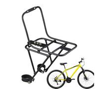 Porte-Bagages de vélo - Porte-Bagages en d'aluminium - Support de Sauvetage Amovible - Support innovant de tendeur pour vélo - Porte-Cargaison arrière pour Bagages de fret
