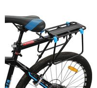 Porte-bagages de vélo réglable en alliage d'aluminium avec réflecteur pour VTT de 24 à 29 pouces, fermeture rapide et montage, charge maximale 50 kg