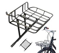 Porte-Bagages De Vélo | Support Léger pour Bagages | Rack De Touring Et Livraison pour Vélo | pour Trajets, Voyages, Courses, Sac À Dos, Valise