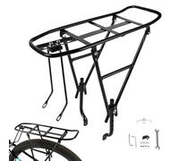 Porte-bagages de vélo, un porte-bagages arrière pour vélos | Tige de selle stable Support monté pour poches latérales et bagages lors des trajets