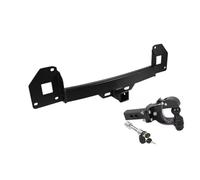 Porte-Bagages de Voiture pour Tesla pour Model Y 2020-2024 Boules 2 Pouces en Acier Au Carbone D'attelage Remorque Arrière Adaptateur Barre Remorquage Barres de Toit(Upgrade C Set)