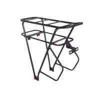 Porte-Bagages Double Couche for Vélo, Porte-Batterie Arrière, Support De Réglable, Noir, 26", 28", 700C(NO.2)