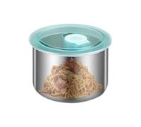 Porte-bagages en acier inoxydable - Conteneurs réutilisables anti-gouttes pour aliments | Design compact et empilable, préparation des repas, petites portions, collations et repas quotidiens pour la