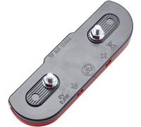 Porte-bagages feu arrière Trelock LS613 Duo Flat - 50mm (emballage atelier)