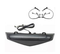 Porte-Bagages Feu Stop Séquentiel À LED pour Porte-Bagages Coffre Moto pour Gold Wing pour GL1800 2021-2023 Support(Gray)